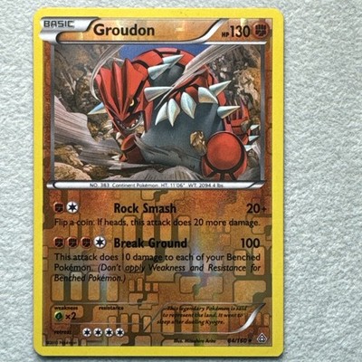 Groudon 84/160 XY - Primal Clash Reverse Holo NM-LP