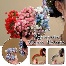 Gypsophila Hairpin Babysbreath Hairpin Simulated Flower Hair Clip Hair Accessory