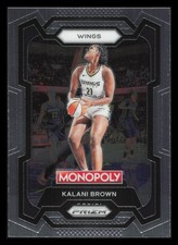 2024 Panini Prizm Monopoly WNBA #47 Kalani Brown Dallas Wings