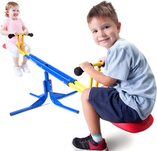 Heracles Seesaw   360  Spinning Teeter Totter for Kids   Heavy-Duty Metal Frame