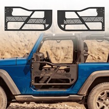 Off-road Heavy Duty Tubular Doors Front For 2007-2018 Jeep Wrangler Jk 2-door