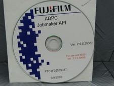 Fujifilm ADPC Jobmaker API Software CD FTC3F25539387