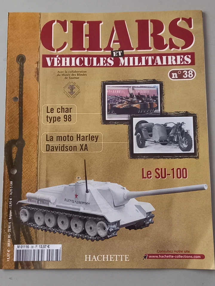 Fascicule Chars et  Vehicules Militaires Solido Hachette - Photo 3/4