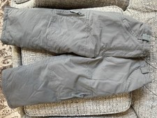 L.L. Bean Kids GRAY Snow Pants Insulated Waterproof Size 6x/7 Ski Snowboard
