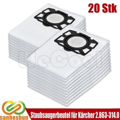 20X Staubsaugerbeutel für Kärcher KWD 3 WD2 Plus, KFI 357 KA 40, 2.863-314.0