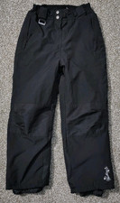 Weatherproof 32 Degrees Snow Pants Insulated Waterproof Black Size M 10/12