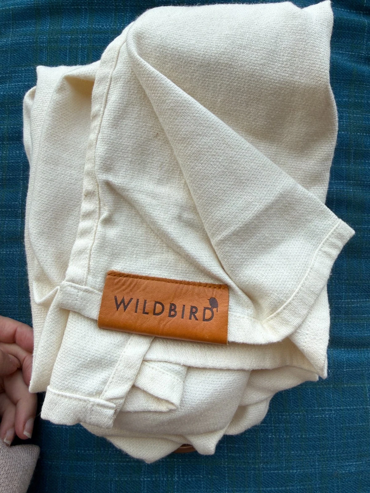 Wildbird Linen Ring Sling Baby Wearing Carrier Wrap - Sparrow