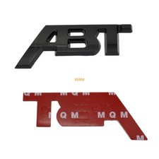 ABT Emblem Abzeichen Aufkleber Für Audi Seat Schwarz Auto