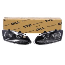2x TYC H7/H7 HALOGEN Hauptscheinwerfer für VW POLO 5 (6R1, 6C1)