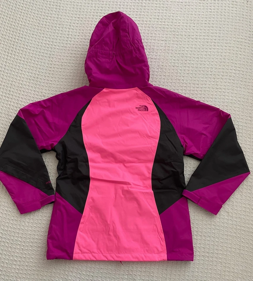 Chaqueta con Capucha North Face Girl Hyvent Kira Triclimate Esquí - Rosa Luminoso - L 14/16 Foto 3 de 4
