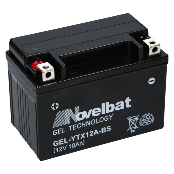 Novelbat Gel YTX12A-BS Roller 12V 10Ah Gel Batterie 510013009 CTX12A-BS 51013-image