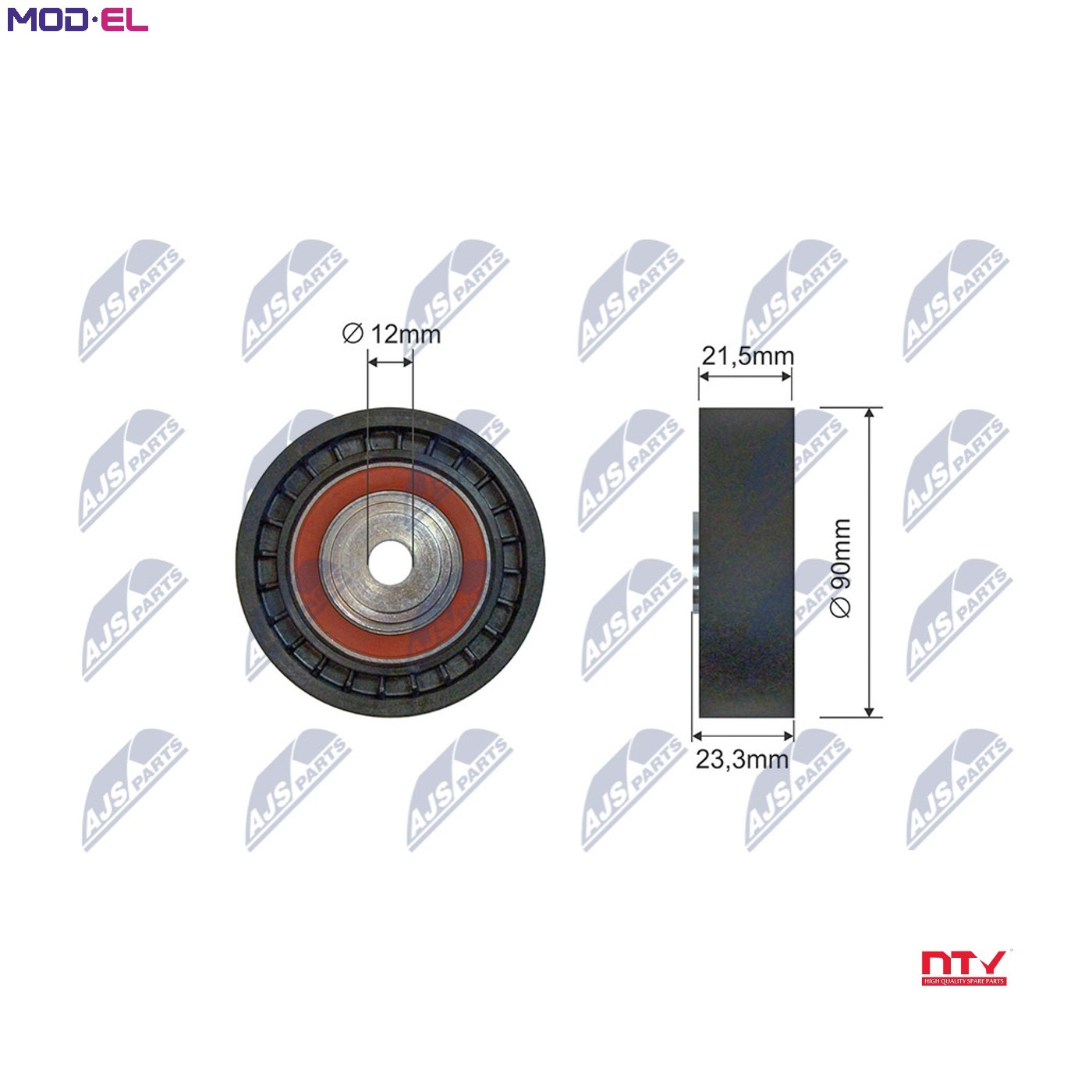 Nty Pulley Idler V-Belt For Toyota Avensis 97- Corolla 91 - Image 9