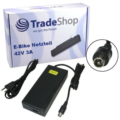 EBike Netzteil 42V 2A Ladegerät - Mit 3pin XLR Stecker Für 36V Akkus Von Prophete, Mifa, Rex