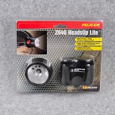 Pelican HeadsUp Lite 2640 Headlight Headlamp Super Bright LED Halogen Beam