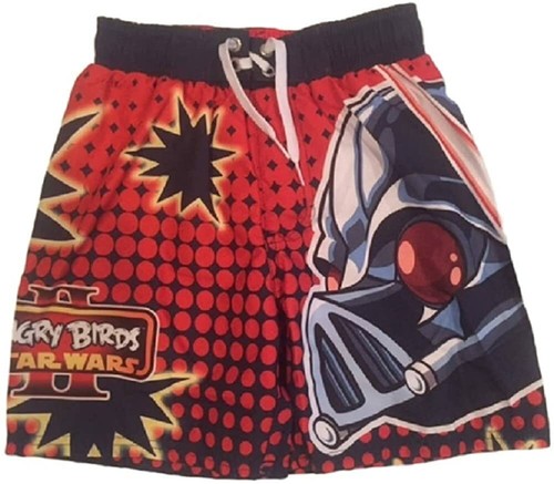 Angry Birds Star Wars☆Boys Swim Trunks☆Board Shorts Swimsuit☆Sz 4/5☆Choose Style - Foto 2 di 7