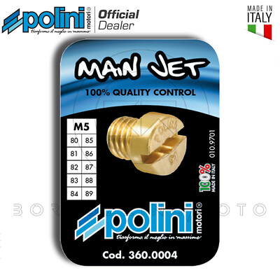 POLINI SET 10 JETS MAXIMUM VERGASER DELL'ORTO 90 - 99