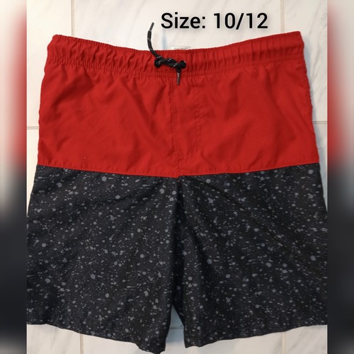 Lot Of 12 Sizes 8 10 12 Boys Swim Pullon Shorts Drawstring "Liners Are Cut Out" - Picture 13 of 18