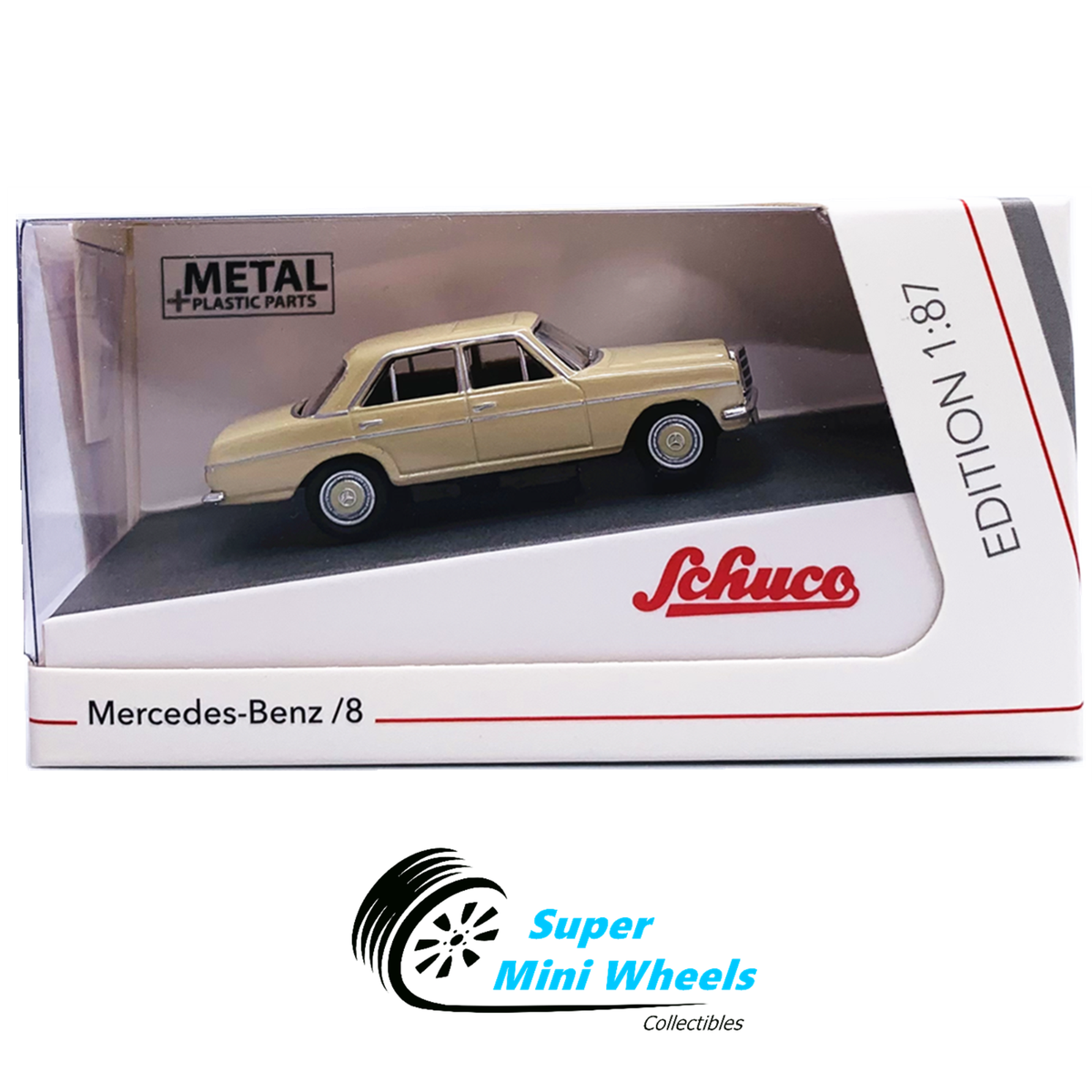 Schuco - 1:87 HO Scale - Mercedes-Benz /8 (Beige) - Diecast Model