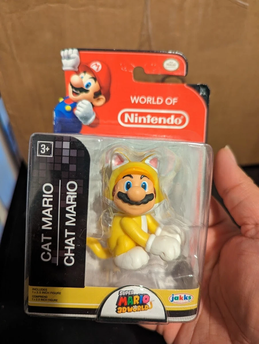 Super Mario World of Nintendo 2.5-inch Mini Figure Cat Mario