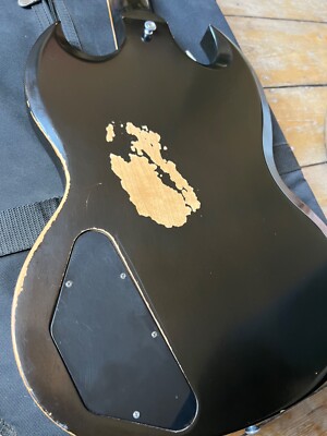 ギター '09 Gibson SG rawpower 2009 Gibson SG Raw Power - Trans Satin Ebony Nitro Finish | eBay UK