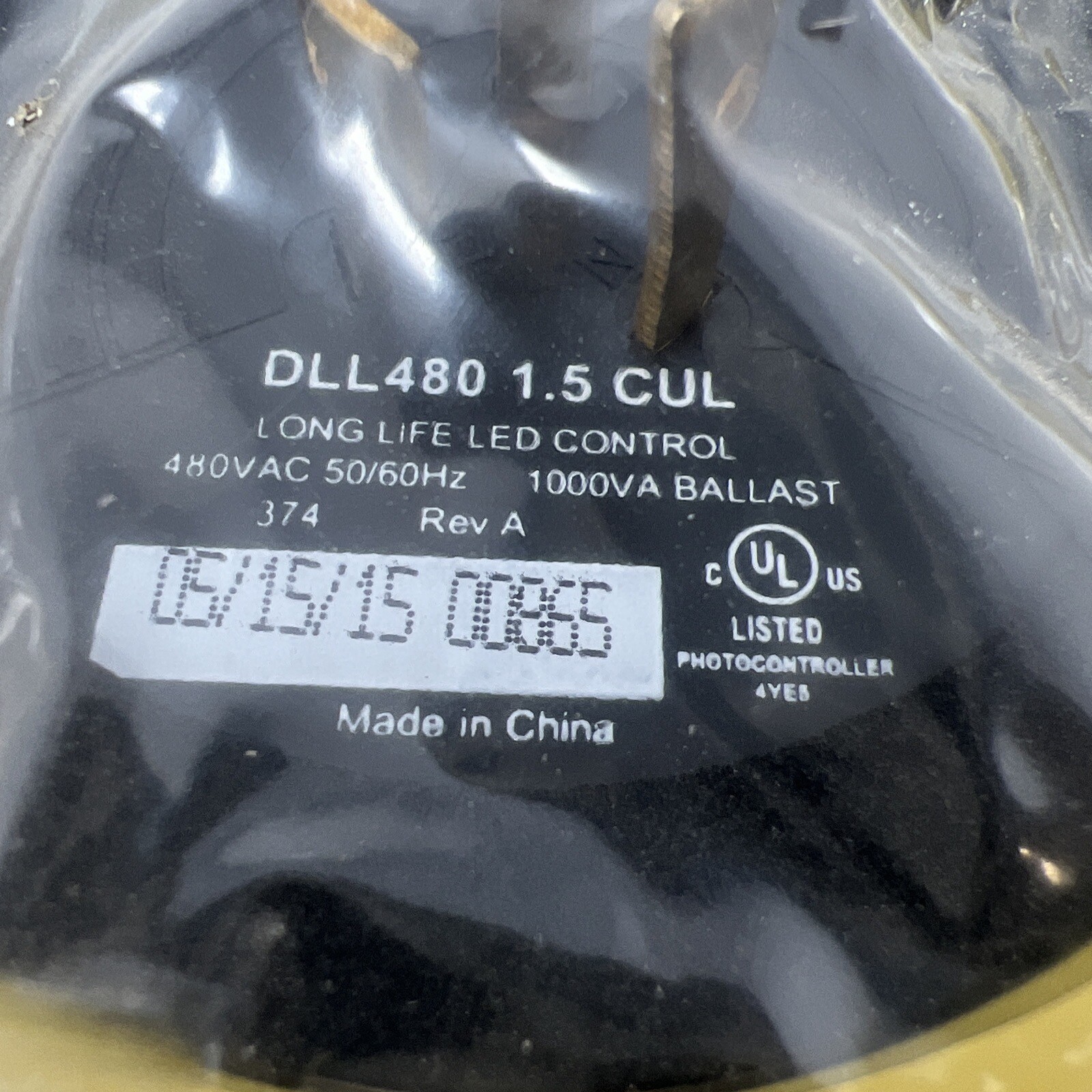 Dark to Light (DTL) DLL480 1.5CUL - 480VAC 50/60Hz - 1000VA Ballast