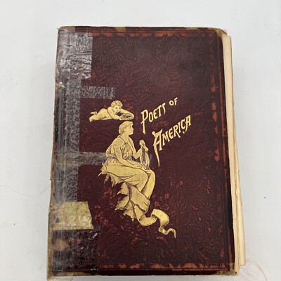 希少 1890年Poets of America 古本 希少 1890年Poets of America 古本 希少 1890年Poets of America