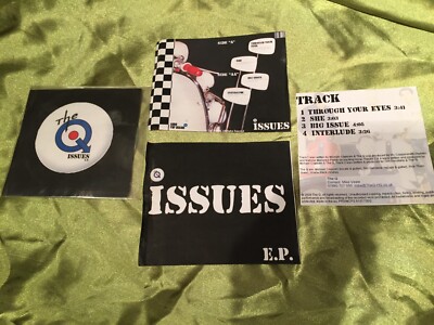 THE Q - ISSUES EP - RARE 2008 PRE-TIME FOR ACTION SELF-ISSUED PROMO MOD
