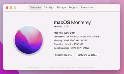 Apple A1347 Mac Mini Core i5-4278U 2.6GHz 8GB RAM 1TB HDD Mac OS Late 2014 -... - Photo 5/8