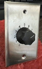 Atlas Sound AT10 10 Watt Single Gang Stainless Steel 70V Commercial Attenuator