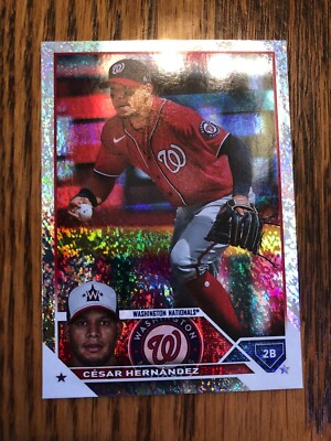 2023 Topps Hobby Factory Set Foilboard /426 Cesar Hernandez Nationals 244