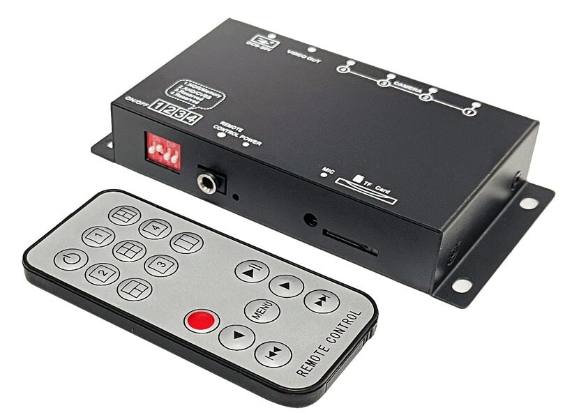 4-Channel Multiplexer DVR For 720p 1080p AHD CVI TVI HD Cam