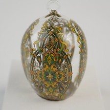 Hutschenreuther Weihnachtsdeko Glas Ei 2002