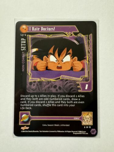 I Hate Doctors! L3-2 Limited Dragonball GT Score Promo Non Foil League Baby Saga - Picture 1 of 2