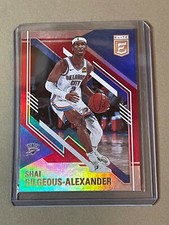 2020-21 PANINI ELITE NBA $5 BASKETBALL RED BASE PARALLEL SHAI GILGEOUS-ALEXANER