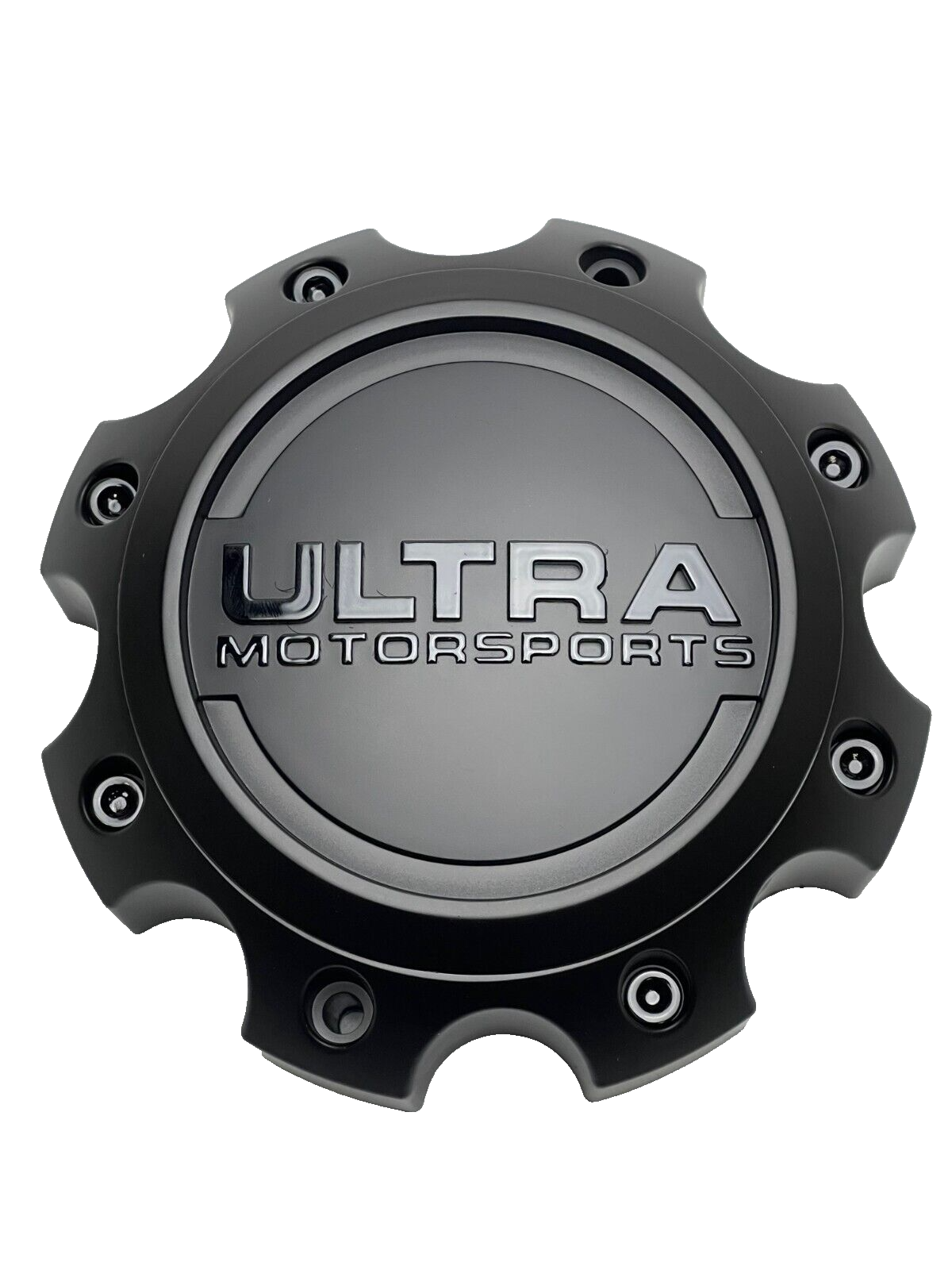 89-9778SBB / Ultra Satin Black 8x6.5 Bolt-On Center Cap for sale 