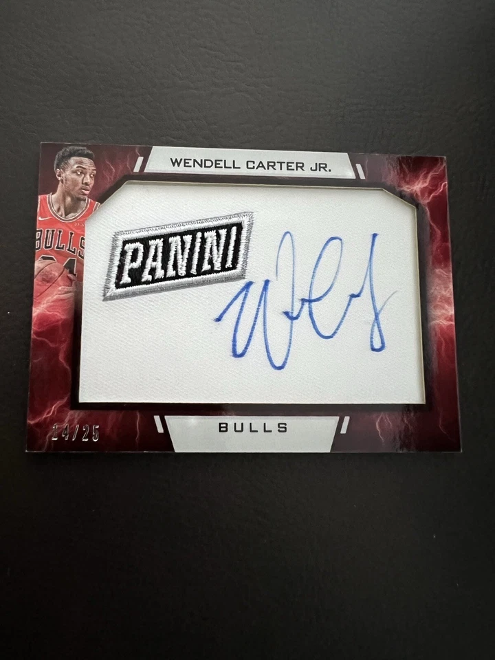 WENDELL CARTER JR PANINI 2019 AUTO #14/25 - Image 2 of 4