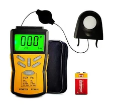 BTMETER Digital Illuminance Light Meter BT-881C,Lumen/FC Photometer,Luxmeter ...