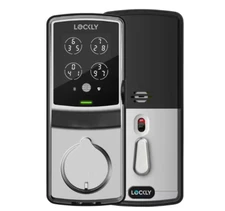 Lockly Deadbolt Smart Lock Bluetooth Fingerprint WiFi Smart Door Lock PGD728WSN