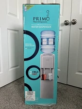 Primo Water Dispenser Top Loading, Hot, Cold Temperature, White