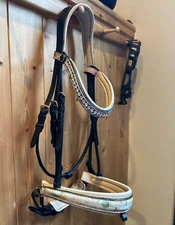 Halter Ego - LIMITED EDITION - Dolce - Black Leather Snaffle Bridle