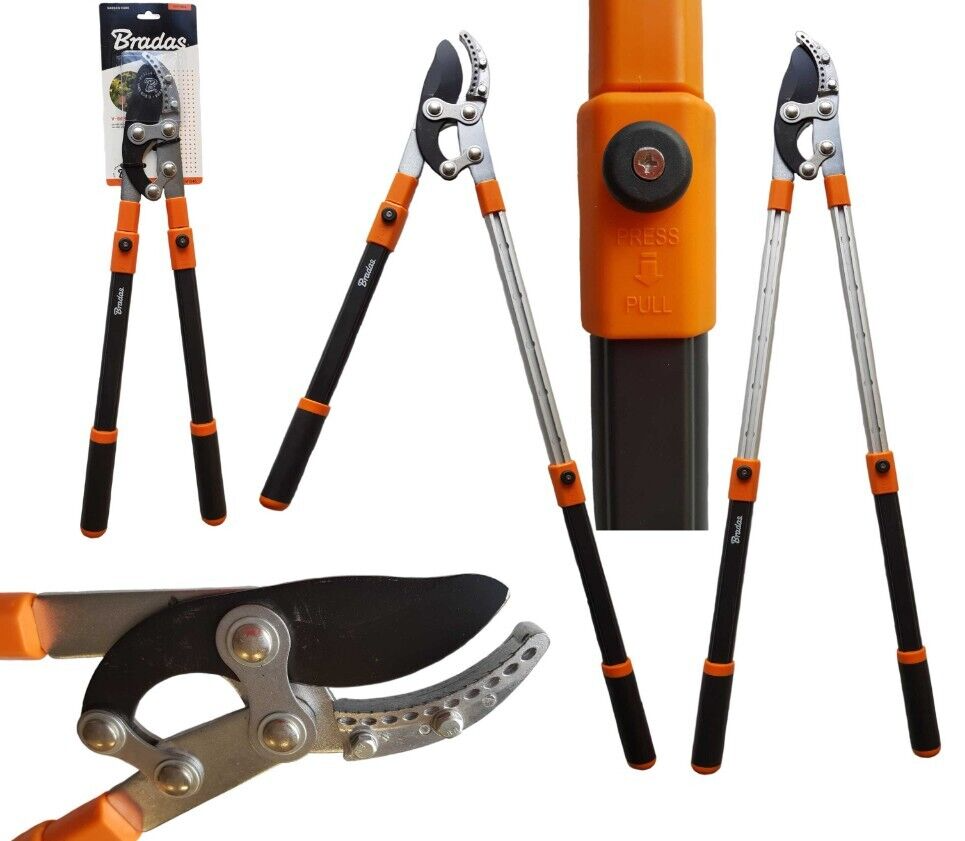 Aluminium Pruning Shears Clippers Secateurs for Cutting Branches, Anvil