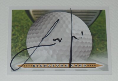 JOAQUIN NIEMANN SIGNED AUTO'D SIGNATURE CARD PGA TOUR LIV GOLF