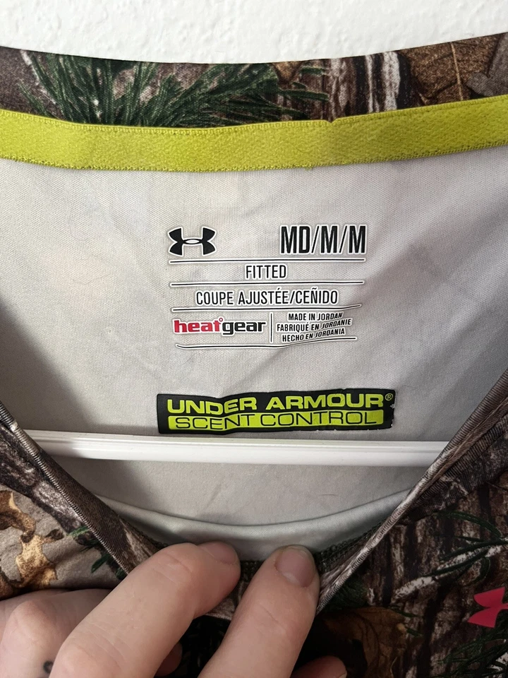 Camo Under Armour Scent Control T Shirt - Image 2 of 3