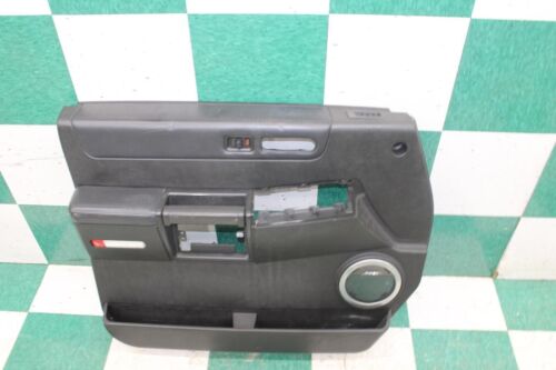 05-07 H2 Leather *DMG* Black Leather Front Driver Side Left LF Door Trim Panel