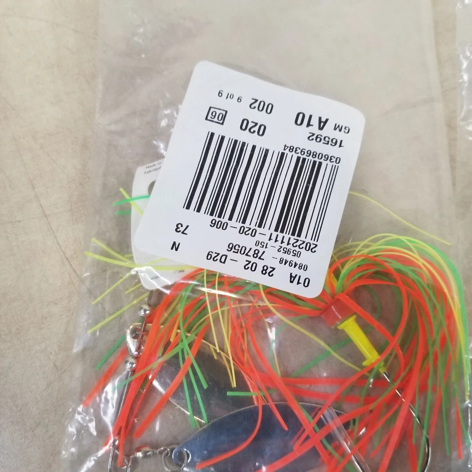 Lot Of 2 Reed Runner Spinner Bait Northland 3/8 FireTiger/SunFish  - Image 2 of 4