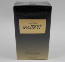 AVON Instinct For Him Eau de Toilette Spray 2.5 fl.oz 75ml New Sealed 2013