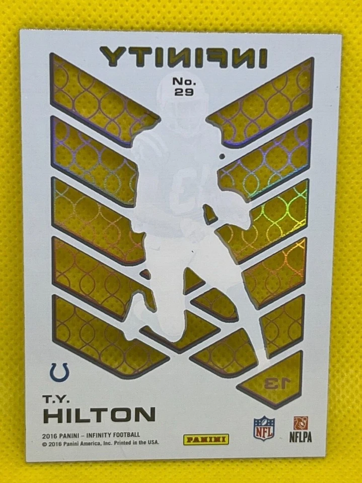 2016 Panini Infinity TY Hilton Black /8 #29 - Image 2 of 2