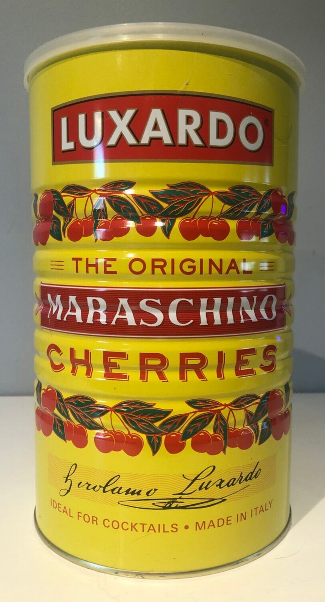 Luxardo The Original Maraschino Cherries 890 Cherries Tin 12 Lbs