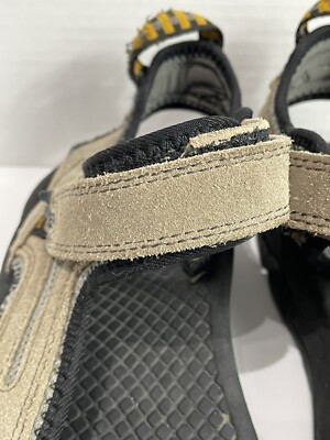 Teva XPD Spoiler II Suede Sport Sandals Mens 14 Tan Black Hiking Outdoor Strappy Teva XPD 6674 Spoiler II Sport Sandals Mens Size 11 Trail  main image 2