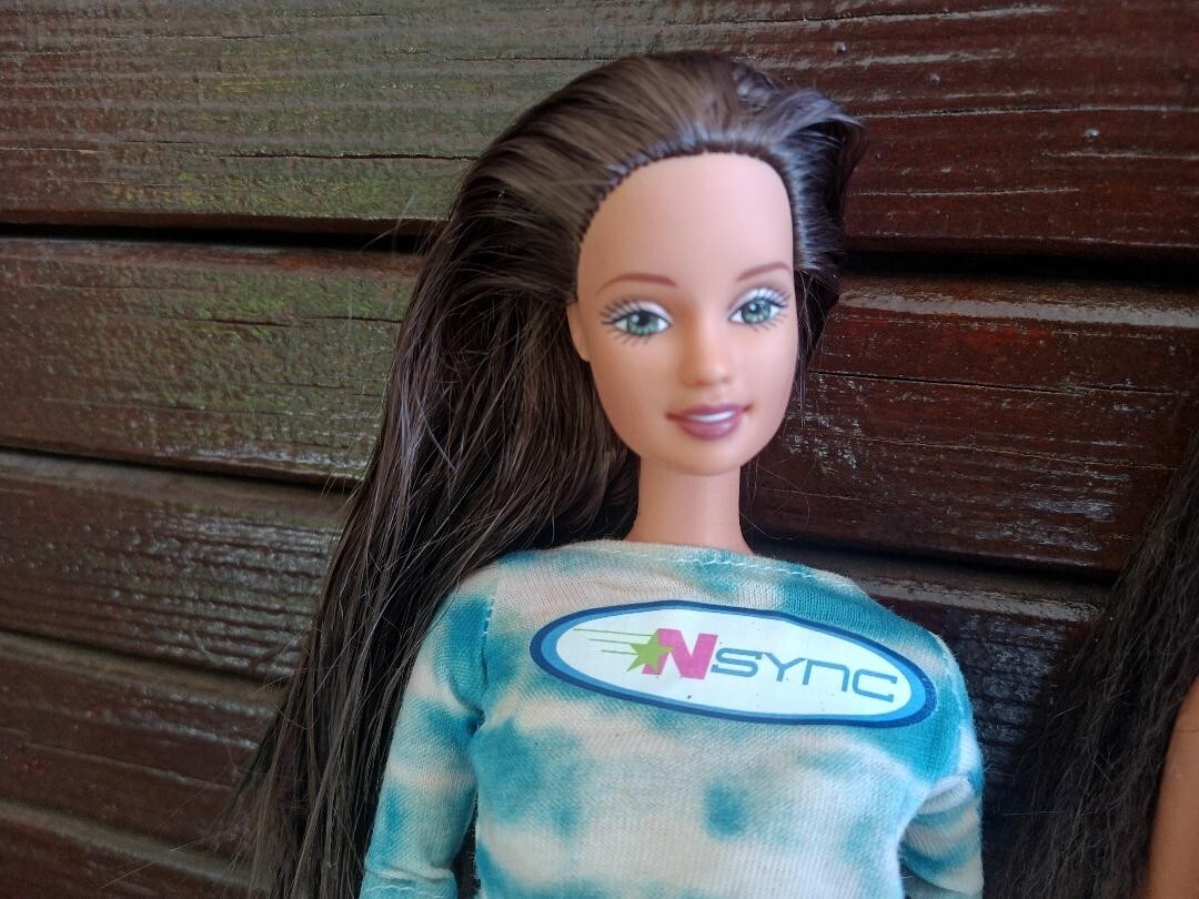 Teresa Barbie Doll LOT of 3 Nsync,Swimming Champion, Butterfly Art